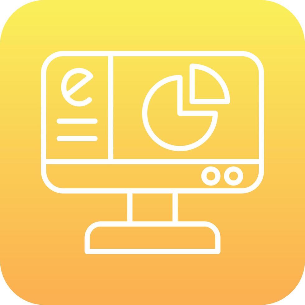 cirkeldiagram vector pictogram