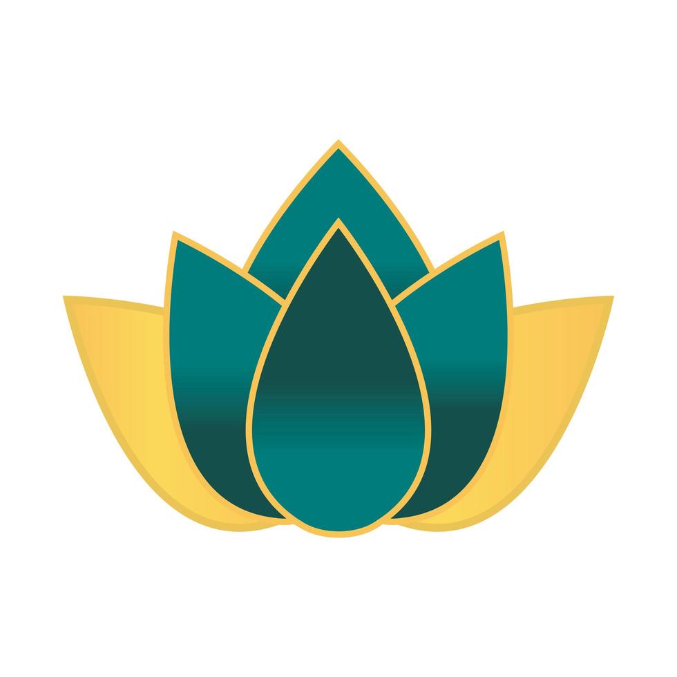 bloem lotus decoratie vector