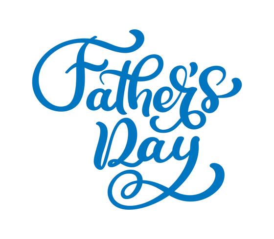 Vaders dag vector belettering achtergrond. Phrase Happy Fathers Day kalligrafie lichte banner. Papa, mijn koning, illustratie