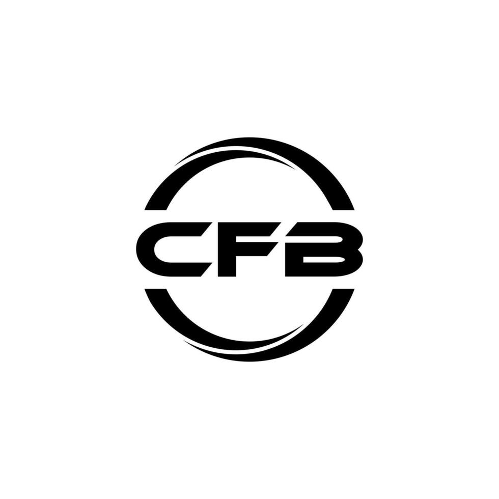 cfb brief logo ontwerp, inspiratie voor een uniek identiteit. modern elegantie en creatief ontwerp. watermerk uw succes met de opvallend deze logo. vector