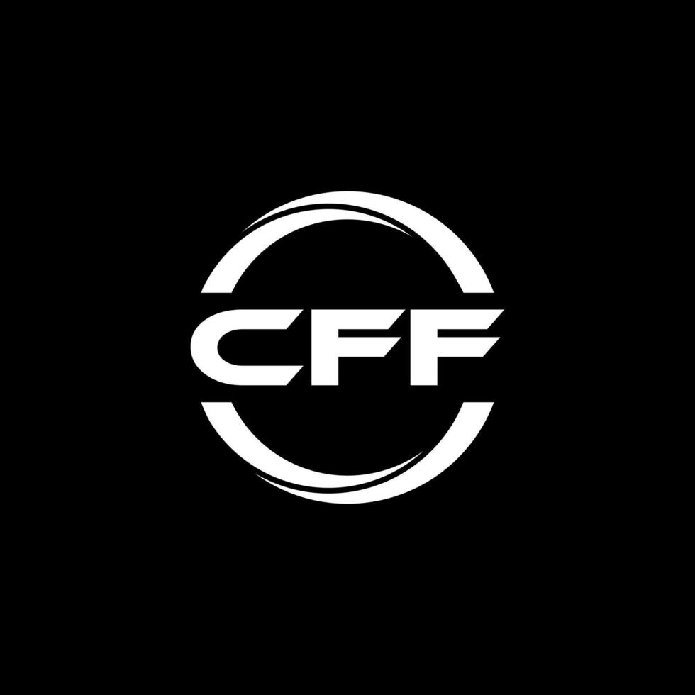 cff brief logo ontwerp, inspiratie voor een uniek identiteit. modern elegantie en creatief ontwerp. watermerk uw succes met de opvallend deze logo. vector