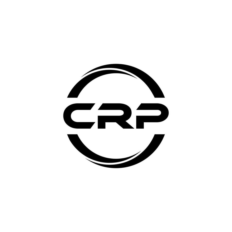 crp brief logo ontwerp, inspiratie voor een uniek identiteit. modern elegantie en creatief ontwerp. watermerk uw succes met de opvallend deze logo. vector