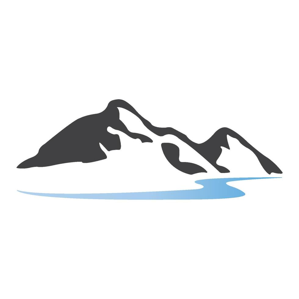 berg icoon logo vector ontwerp sjabloon