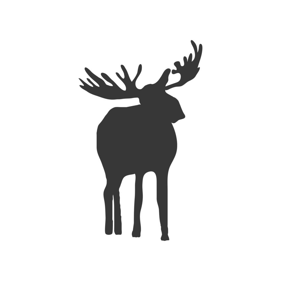 eland wild dier silhouet vector