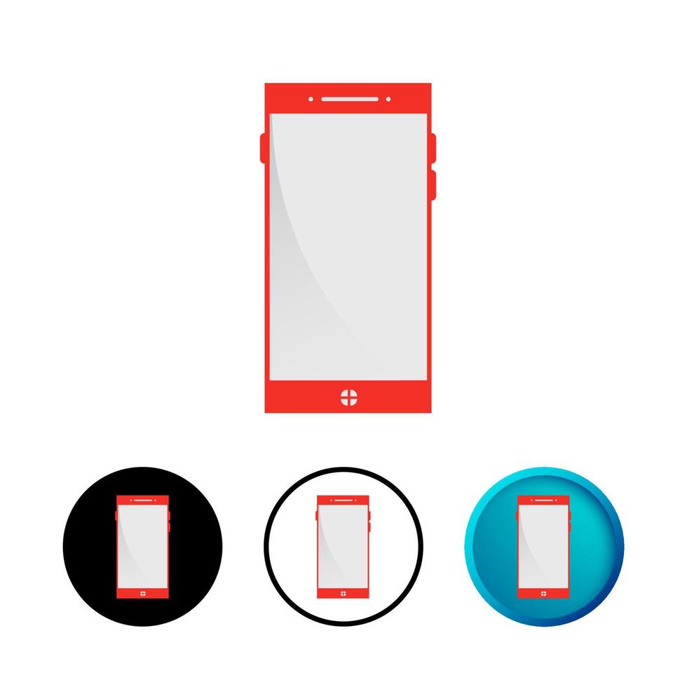 moderne smartphone pictogram illustratie vector