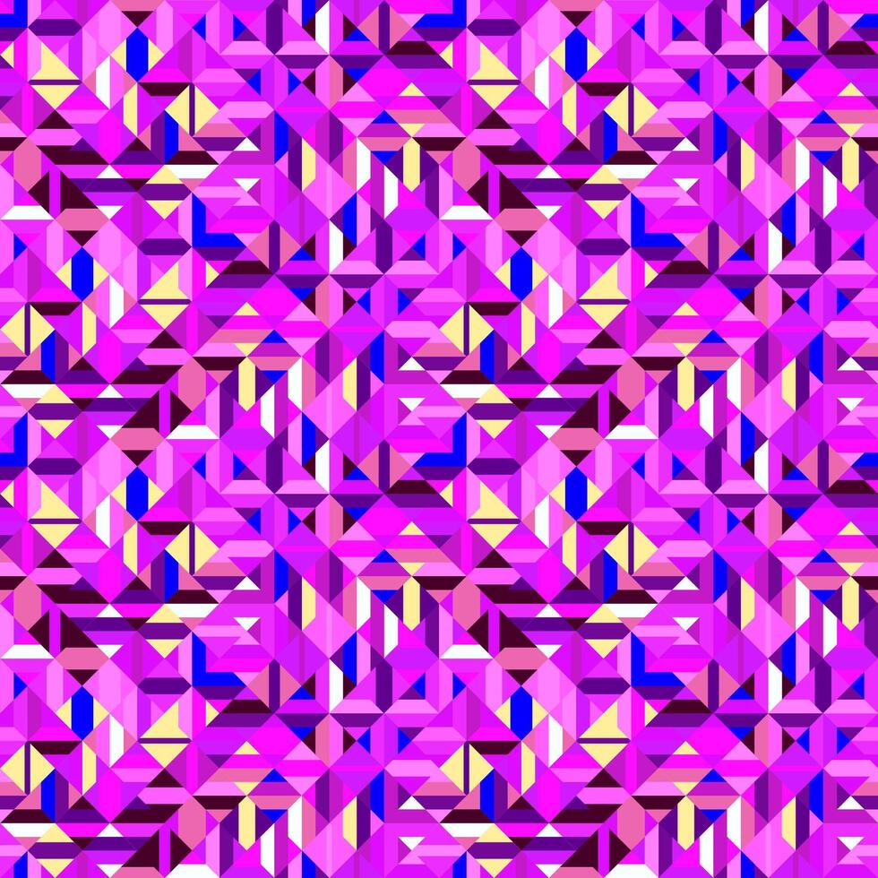 naadloos kleurrijk mozaïek- patroon achtergrond - abstract vector grafisch ontwerp