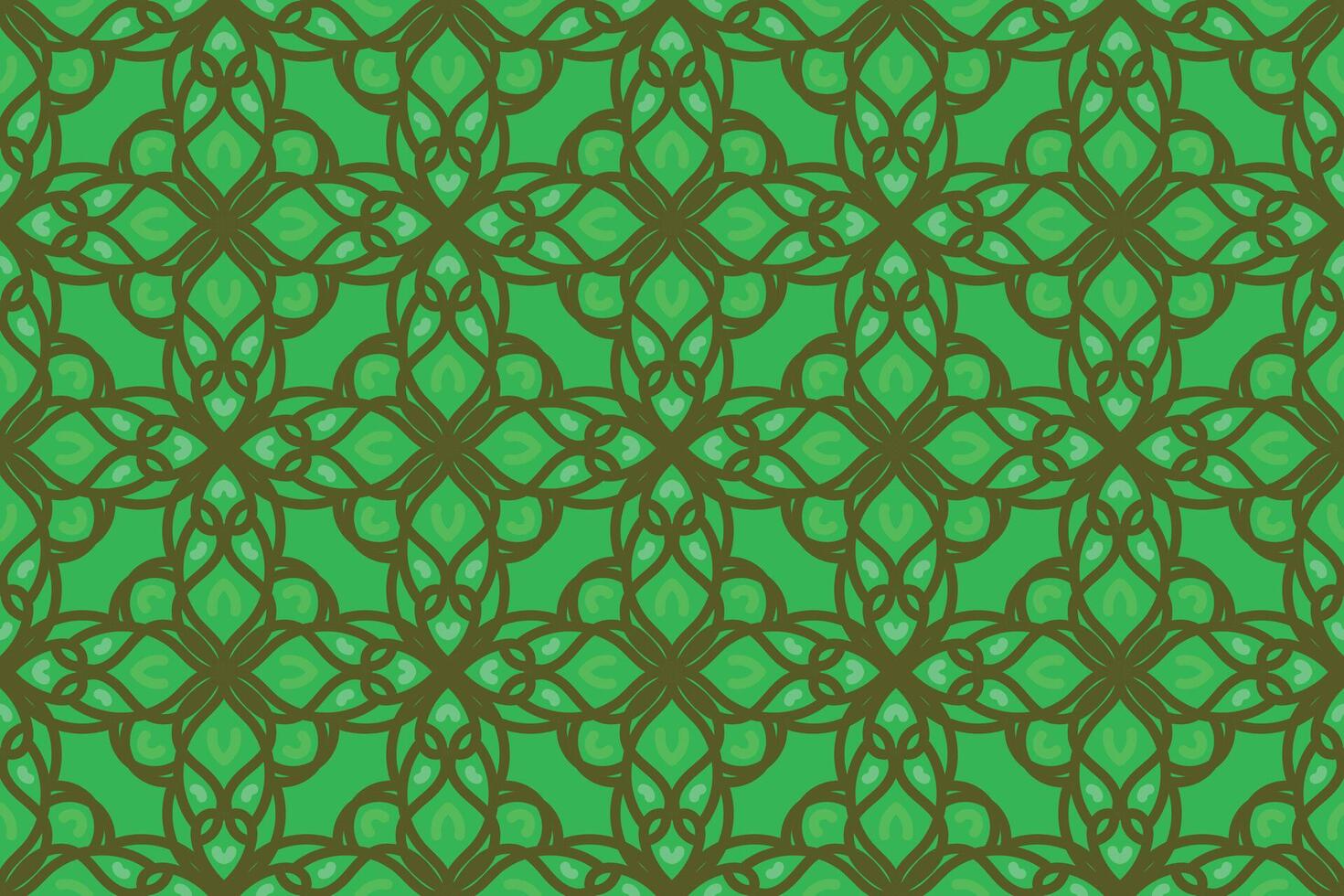 oosters patroon. glad groen achtergrond met Arabisch ornamenten. patroon, achtergrond en behang voor uw ontwerp. textiel ornament. vector illustratie.