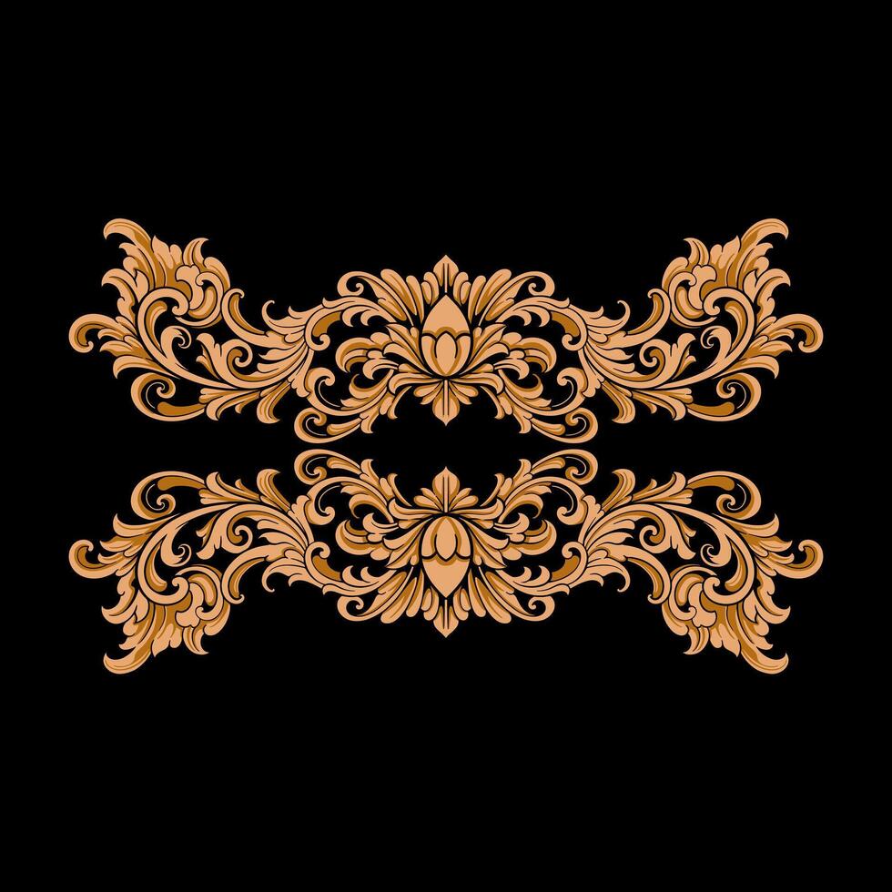 luxe kader ornament bruiloft decoratie grens vector