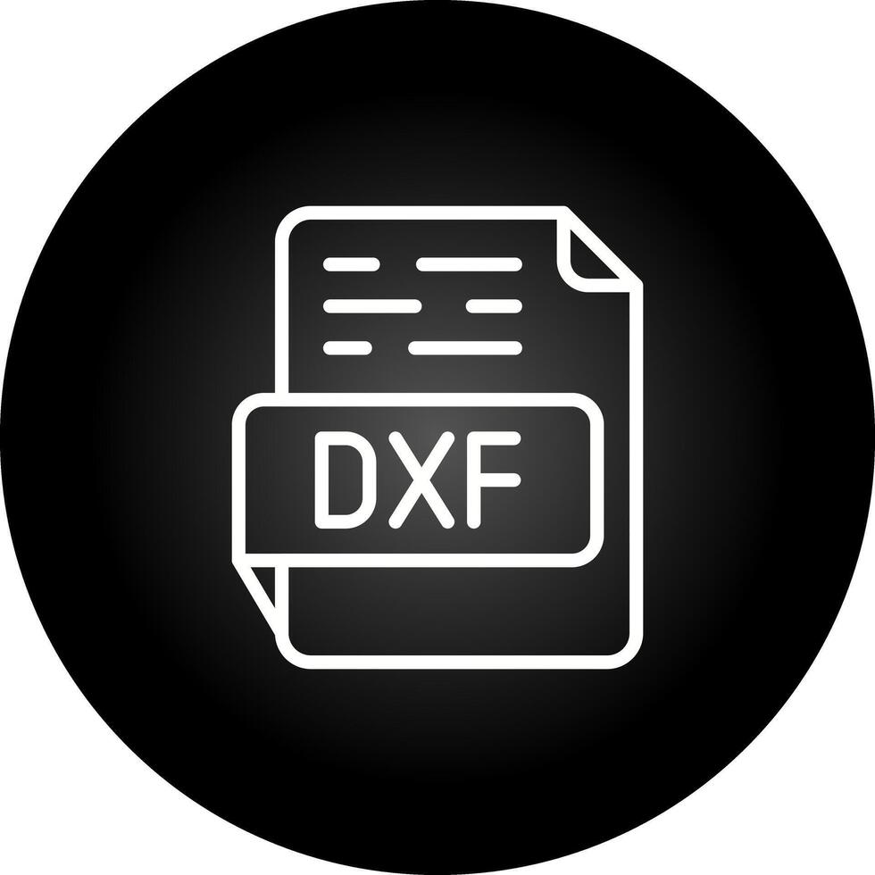 dxf vector icoon