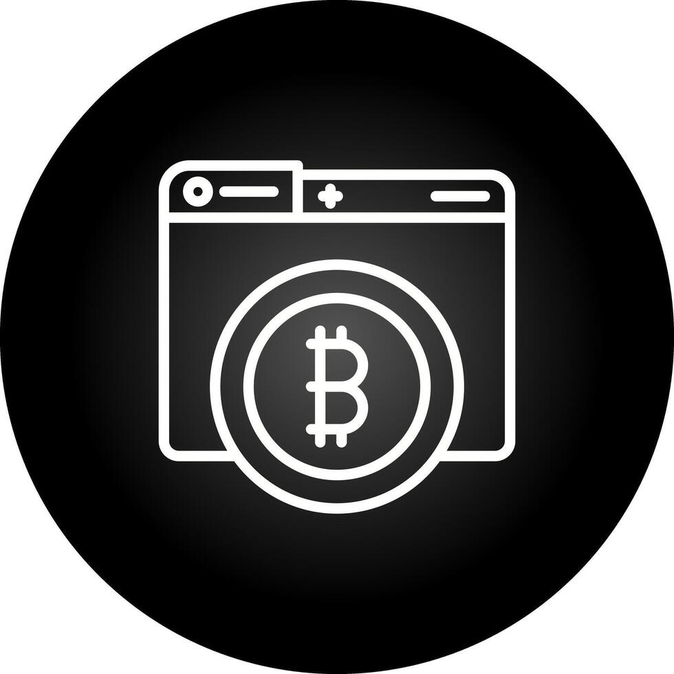 bitcoin vector pictogram