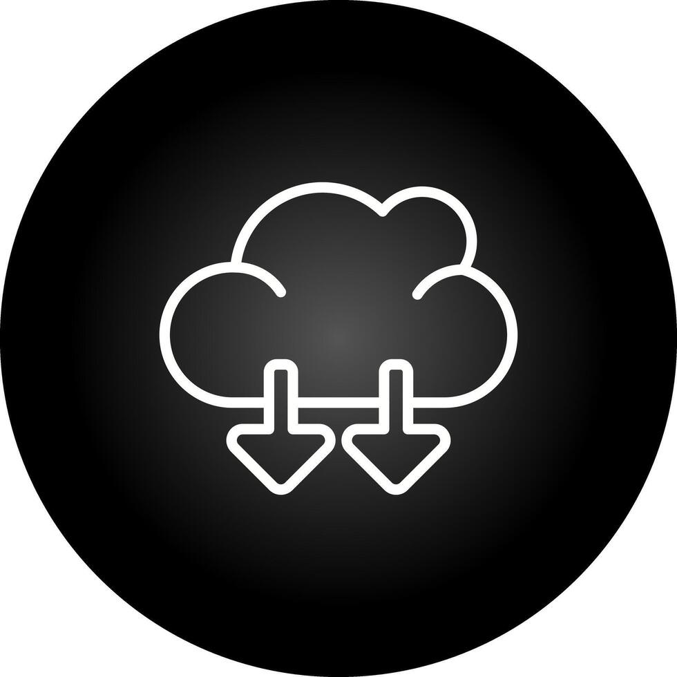 wolk vector pictogram