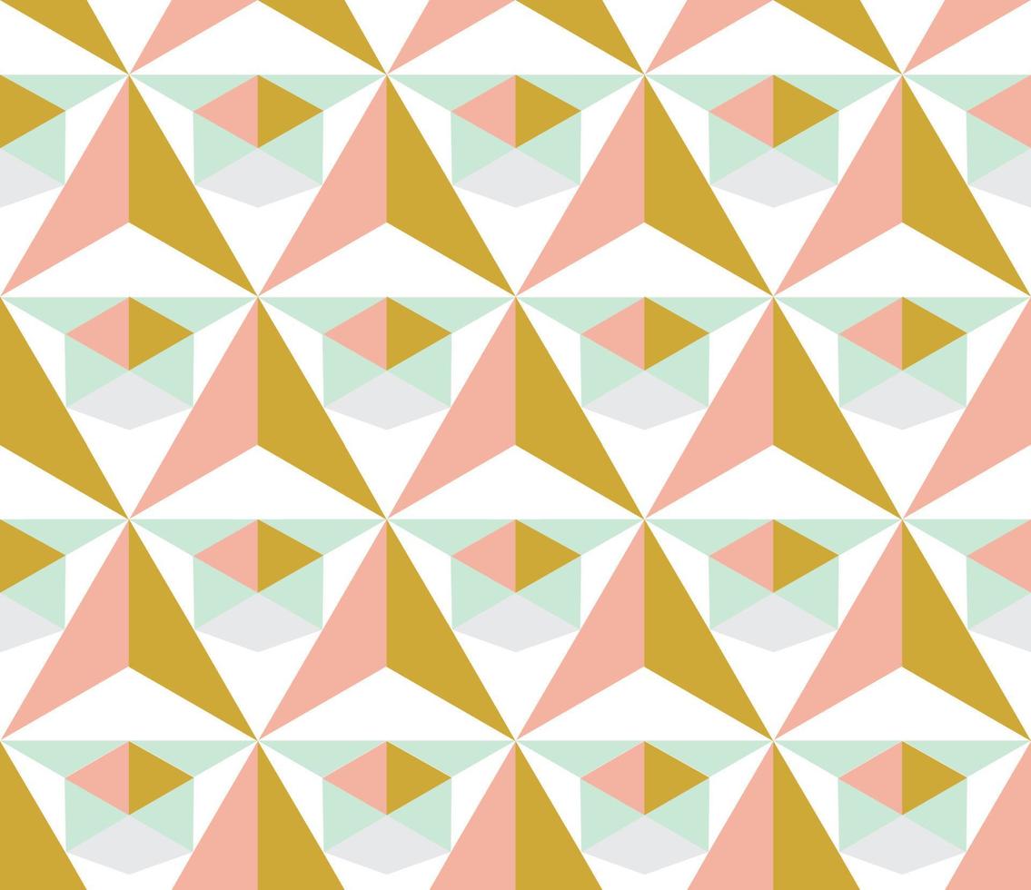 kleurrijke abstracte geometrische naadloze patroon. mozaïek achtergrond. vector