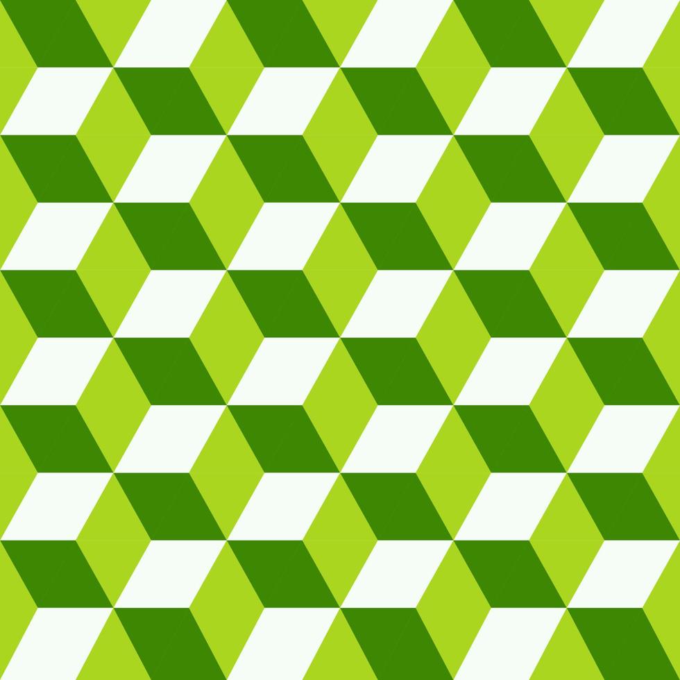 naadloos patroon van gekleurde kubussen. eindeloze veelkleurige kubieke achtergrond. kubus patroon. abstracte naadloze achtergrond. vector