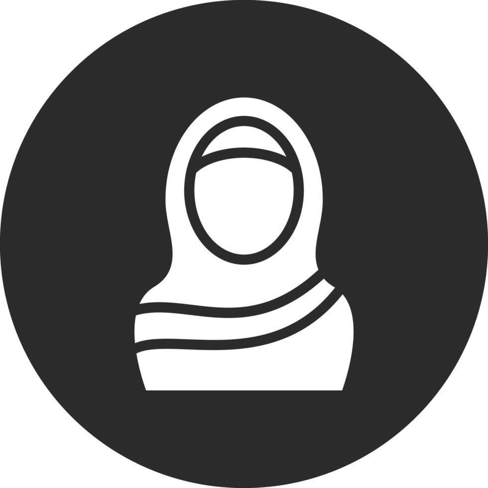 hijab vector icoon