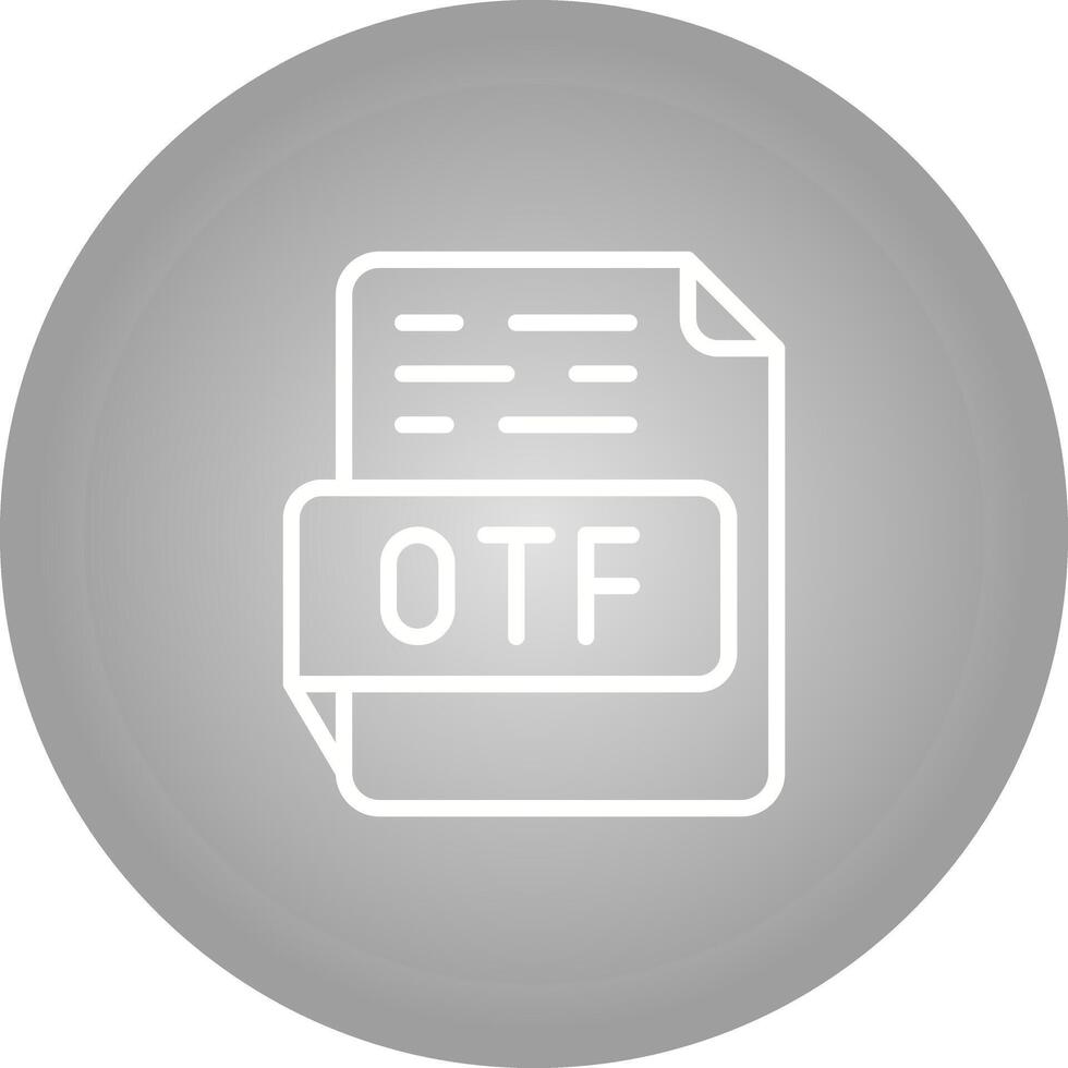 otf vector icoon