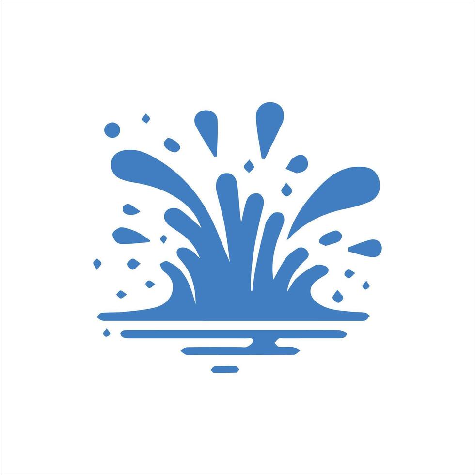 water plons symbool gemakkelijk vlak vector icoon Aan achtergrond voor web en mobiel app