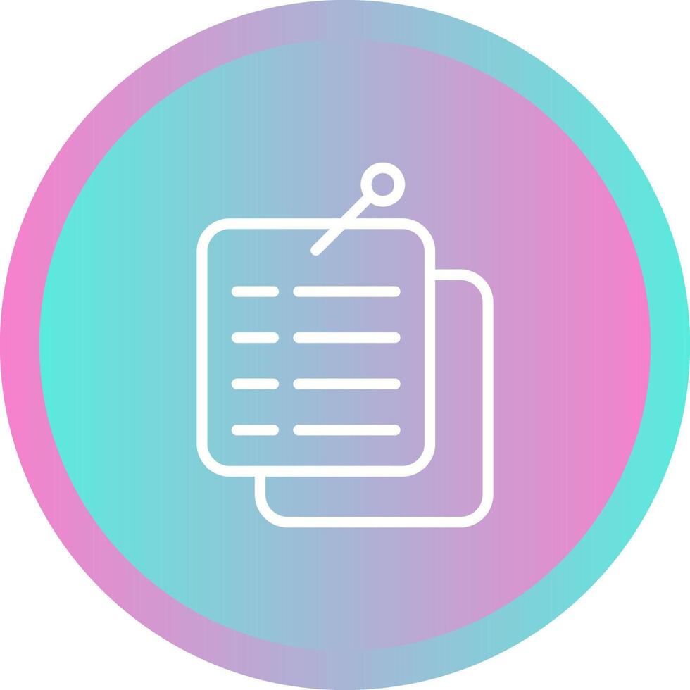 document annotatie vector icoon