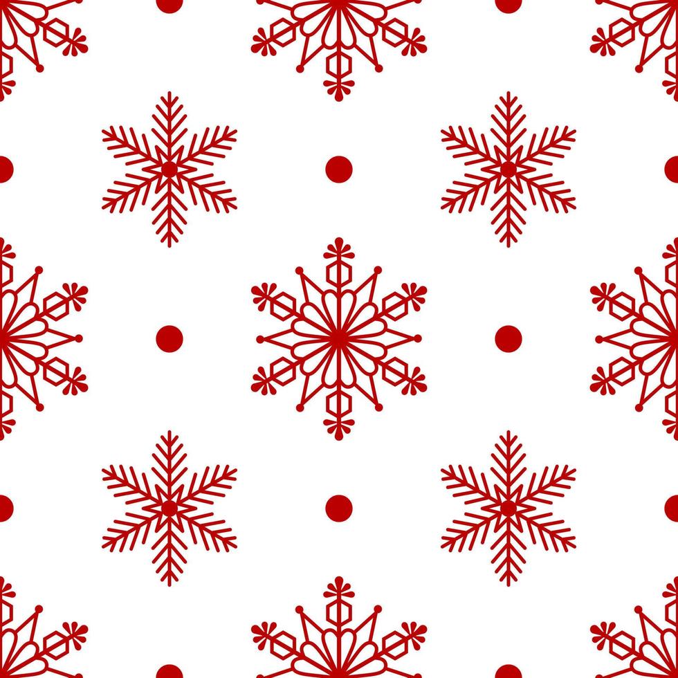 Kerstmis naadloos patroon. sneeuwvlokken textuur vector