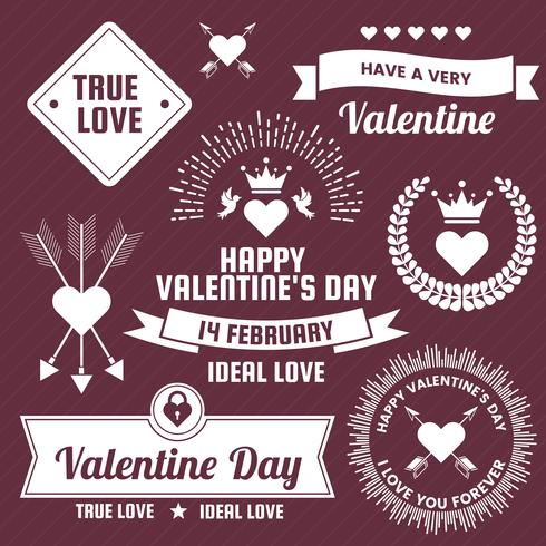 Valentine-sjabloonbanner Vectorachtergrond voor banner vector