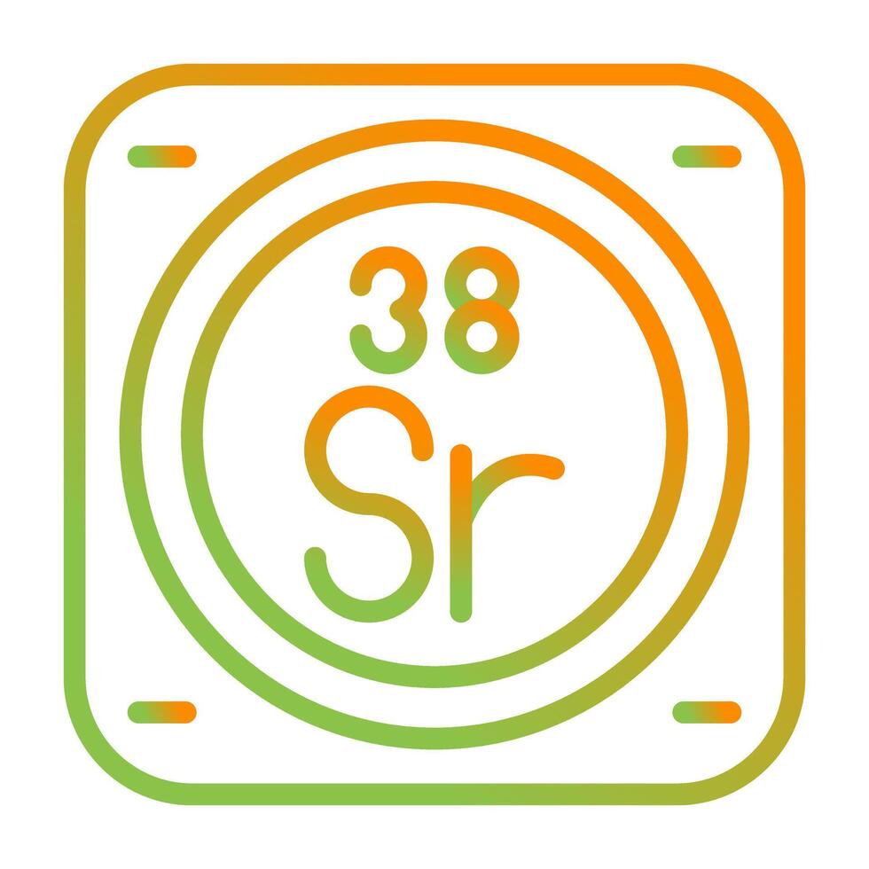 strontium vector icoon