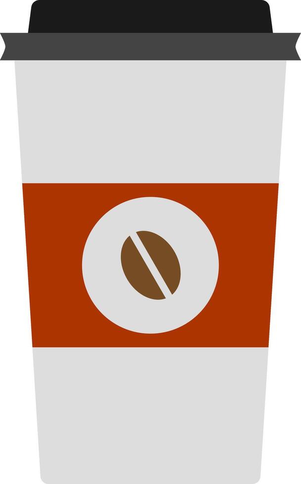 koffie beker. koffie naar Gaan in een papier beker. vector illustratie.