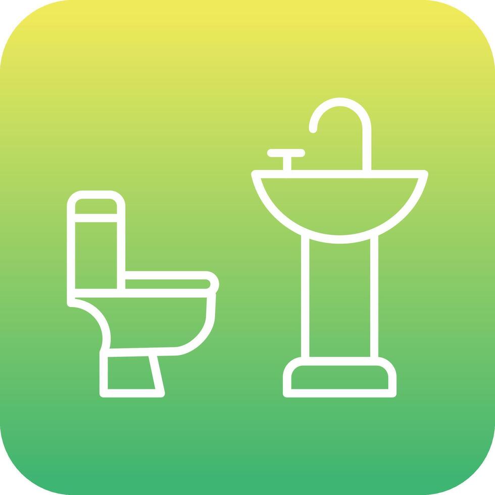 toilet vector pictogram