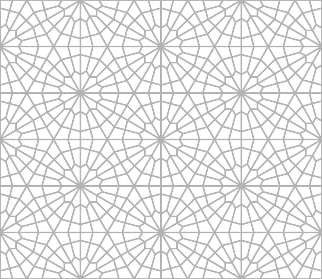 naadloos abstract meetkundig patroon in Islamitisch stijl vector