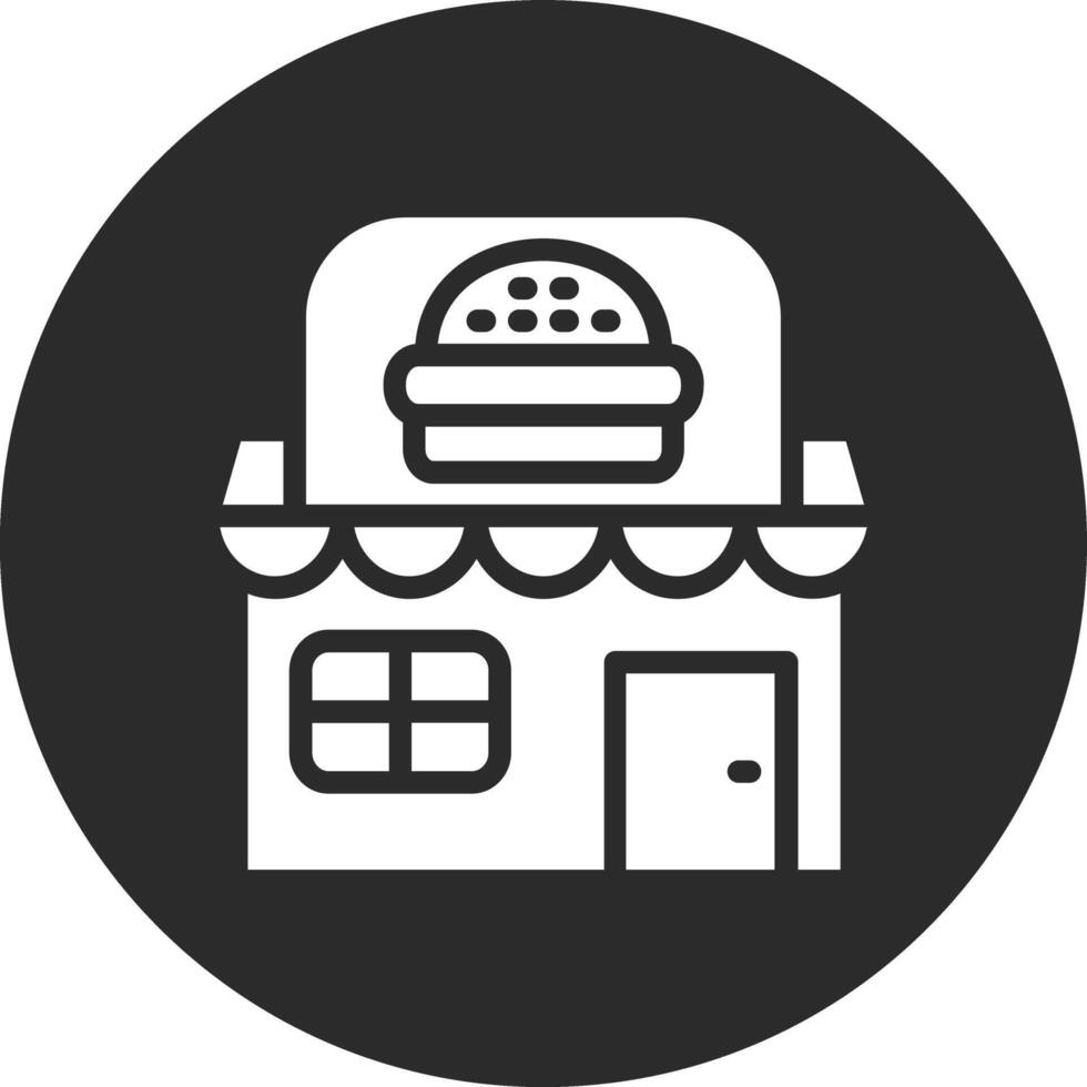 hamburger winkel vector icoon