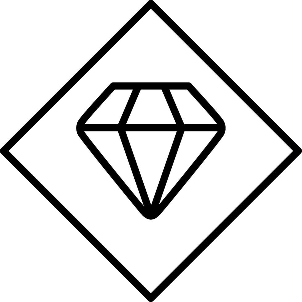 diamant vector pictogram