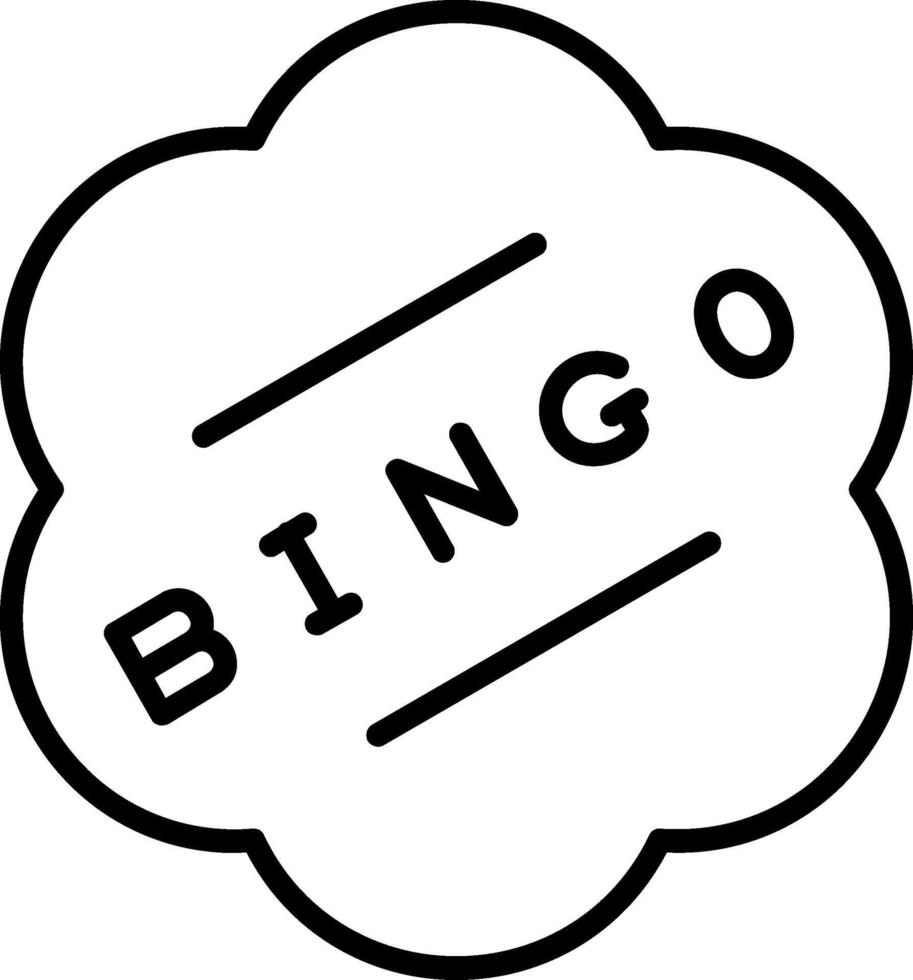 bingo vector icoon