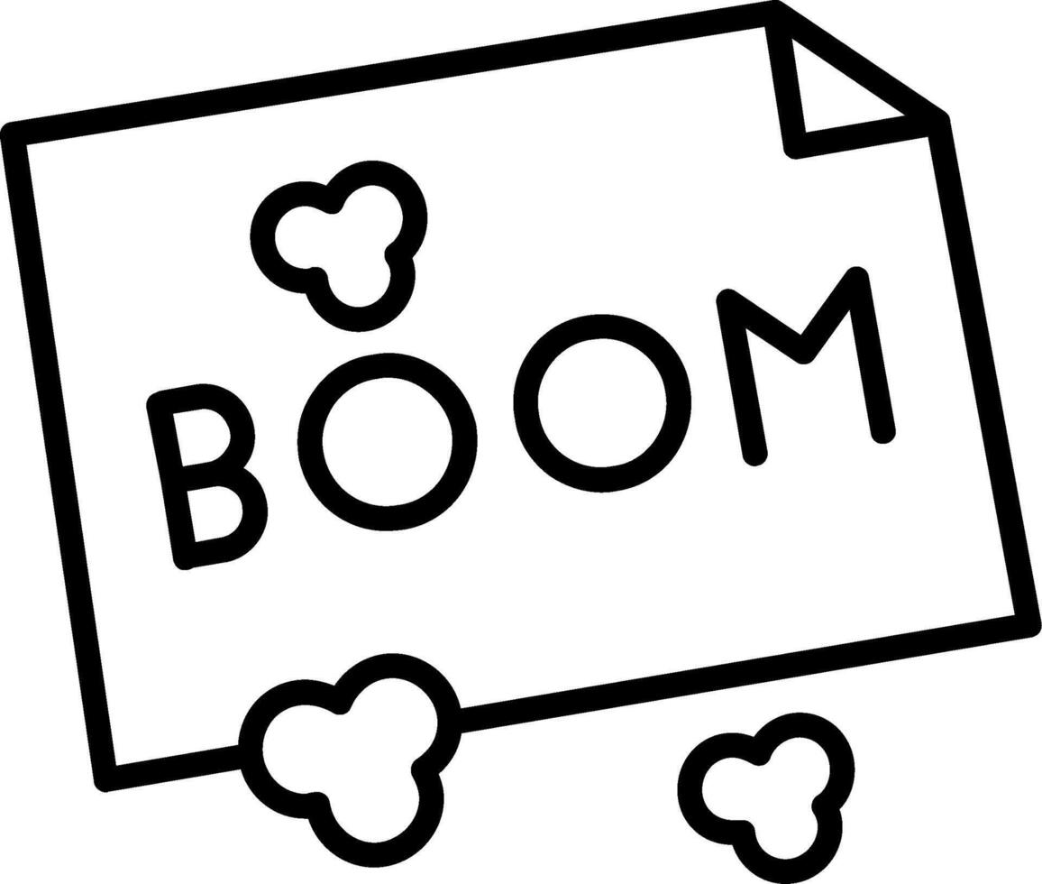 boom vector icoon