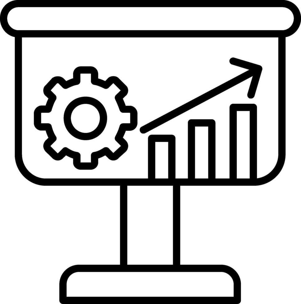 bar diagram vector icoon