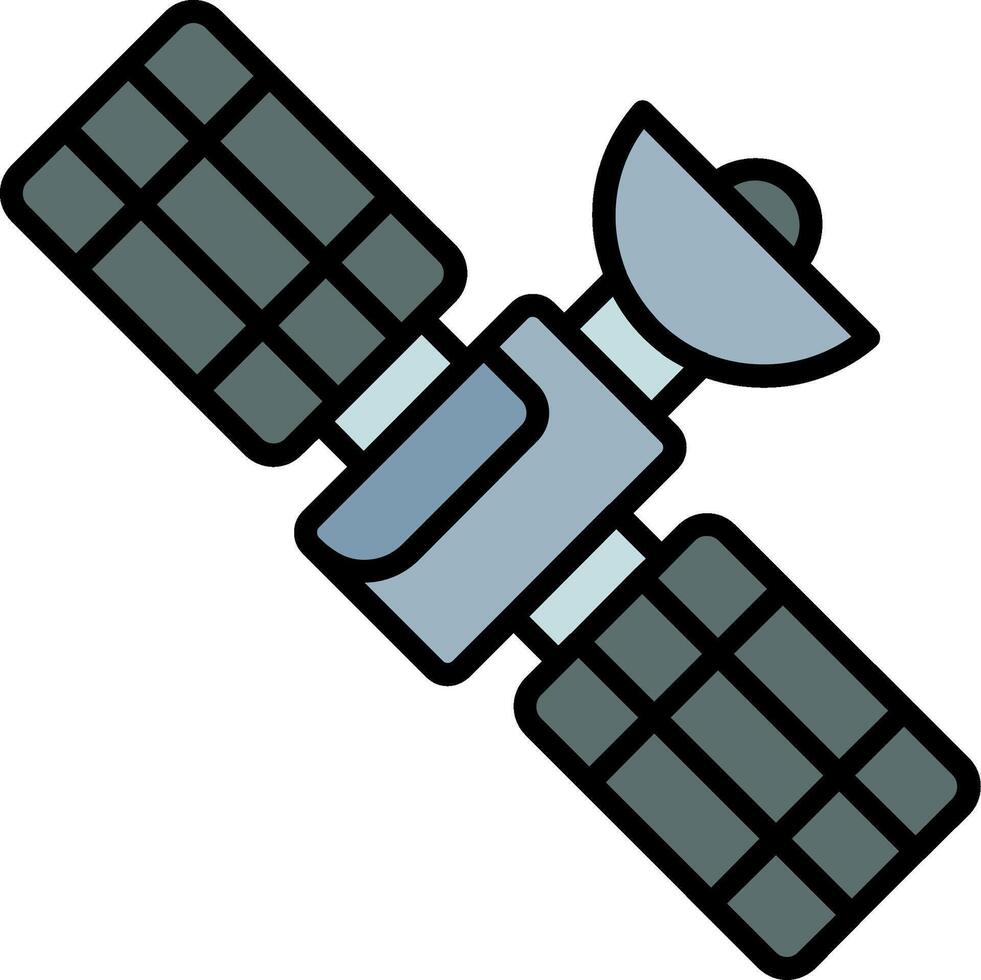 satelliet vector pictogram