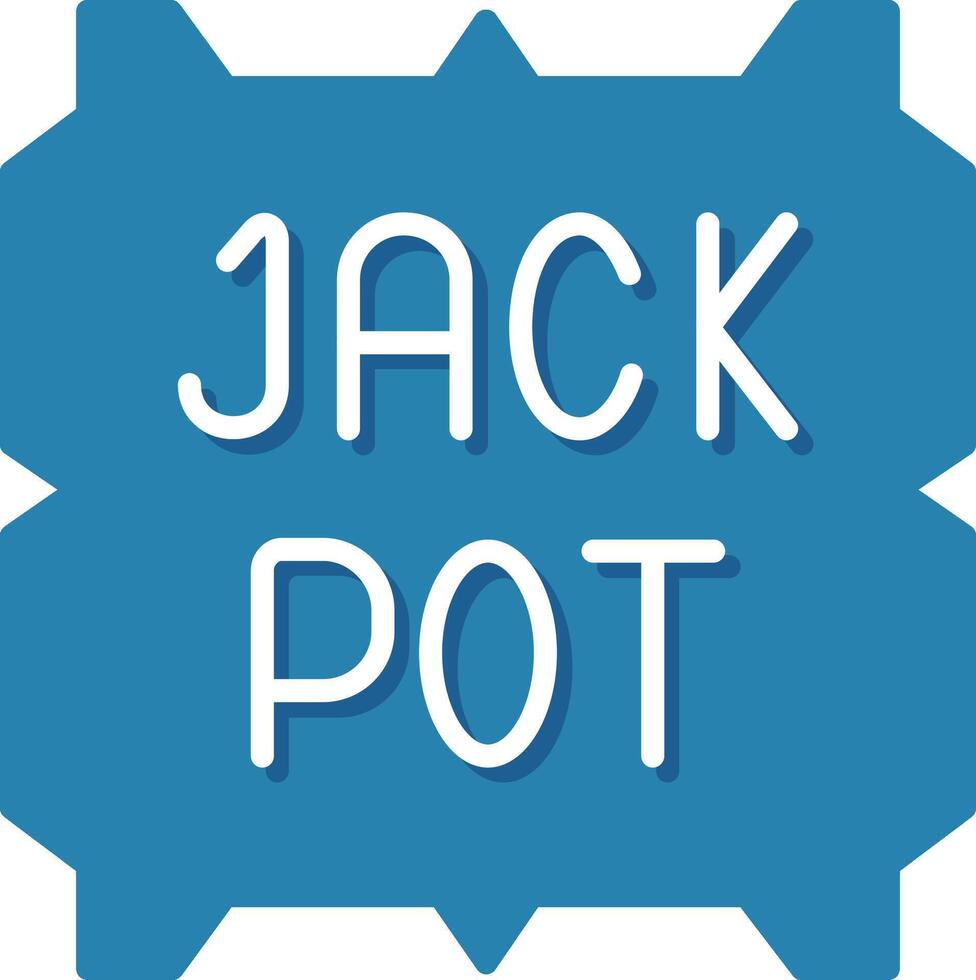 jackpot vector pictogram
