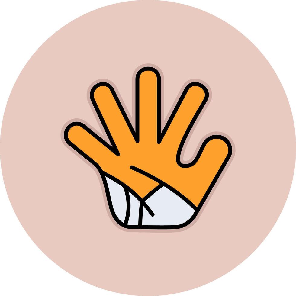 hand vector pictogram