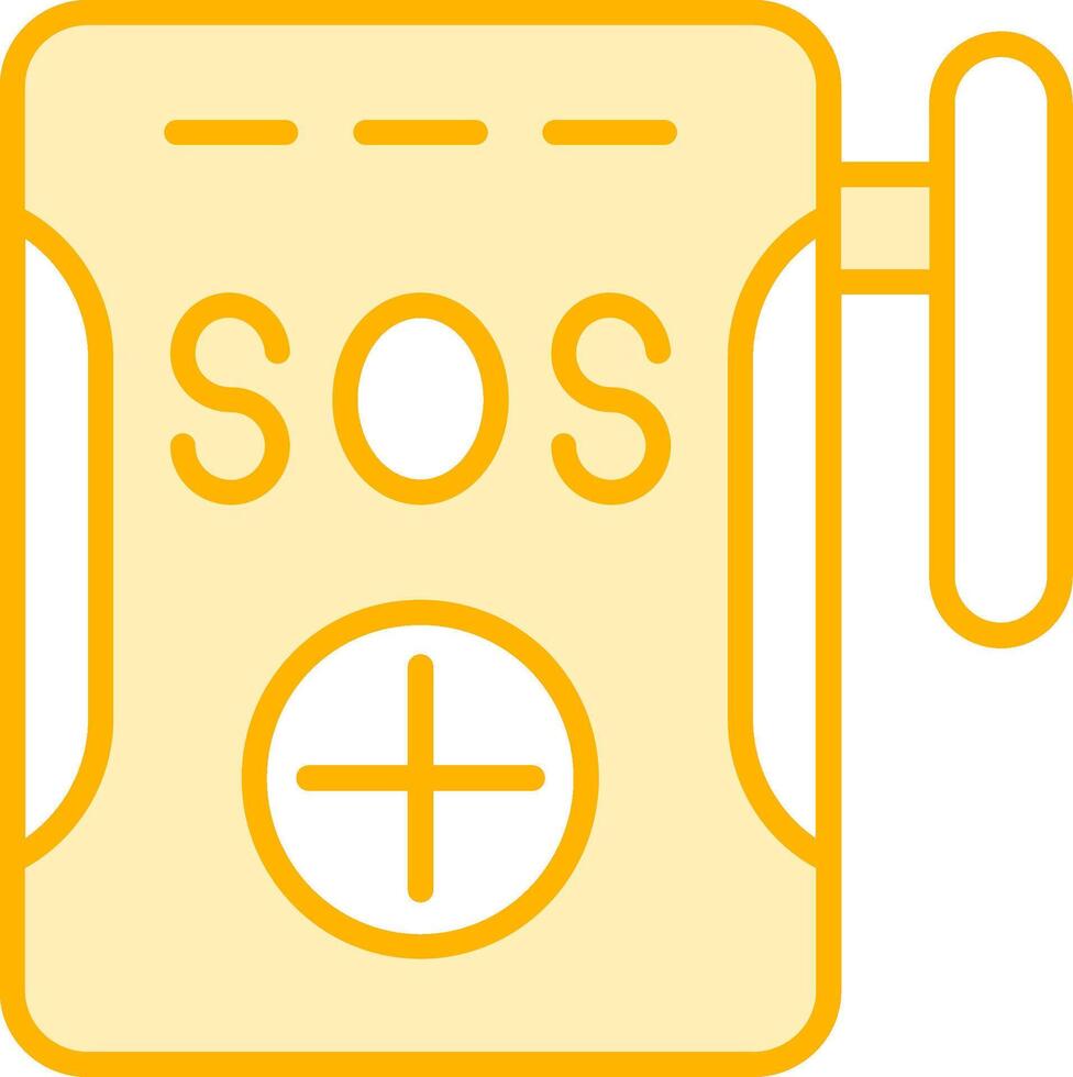 Sos vector icoon