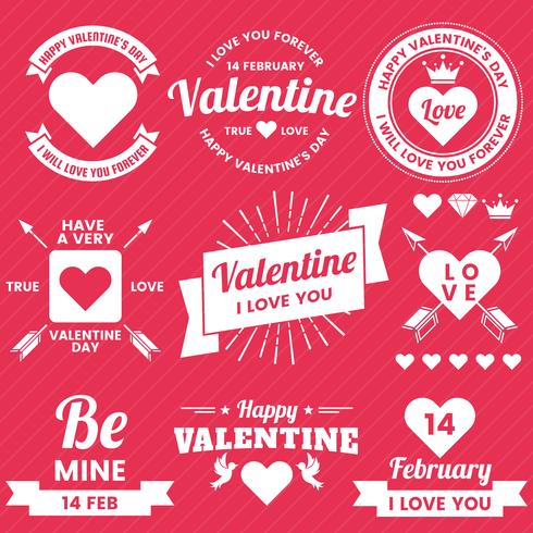 Valentine-sjabloonbanner Vectorachtergrond voor banner vector