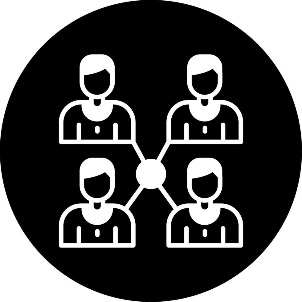 team vector pictogram