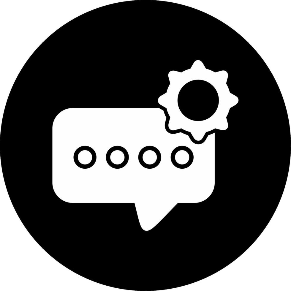 ondersteuning chat vector icoon