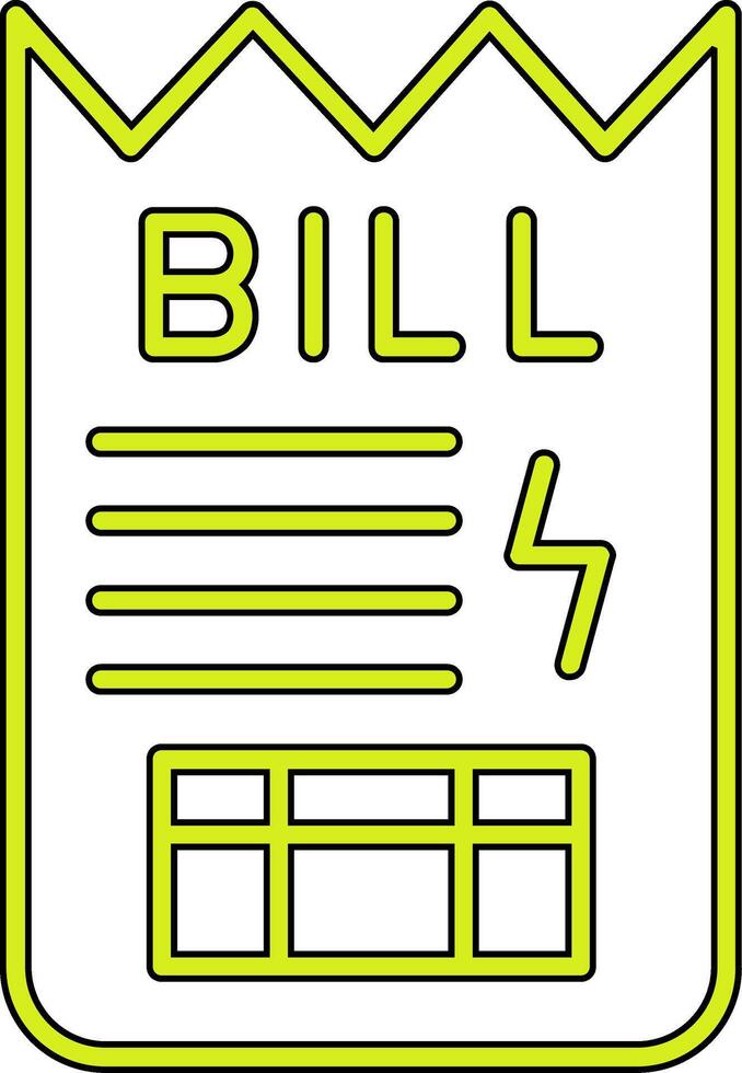 Bill vector icoon