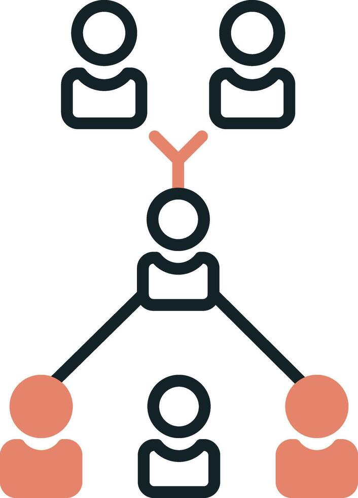 hiërarchie vector pictogram