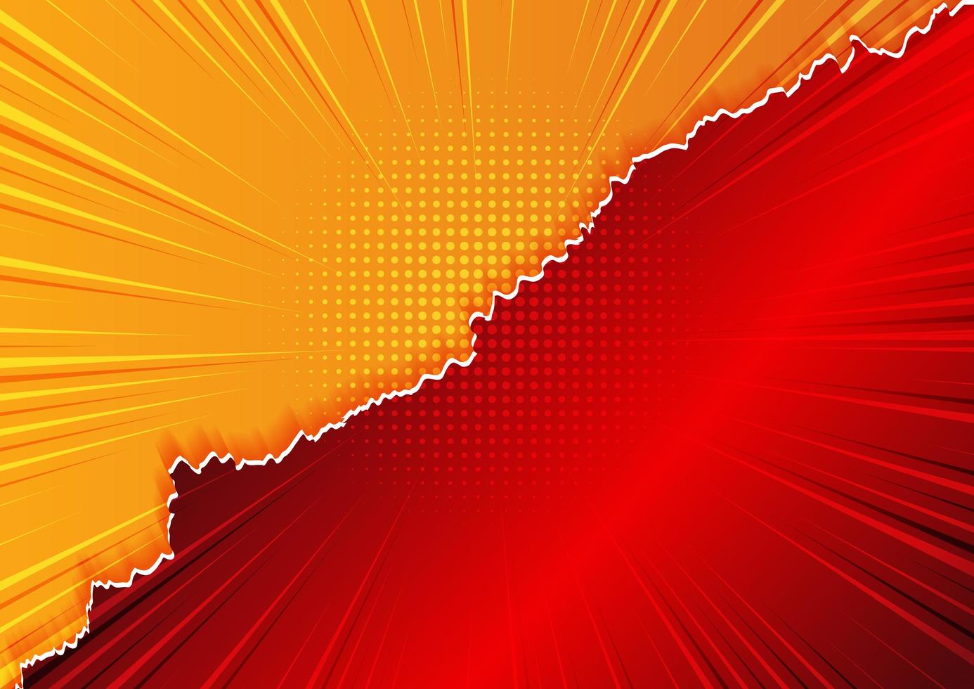 versus vs fight battle rood en oranje achtergrondschermontwerp. vector