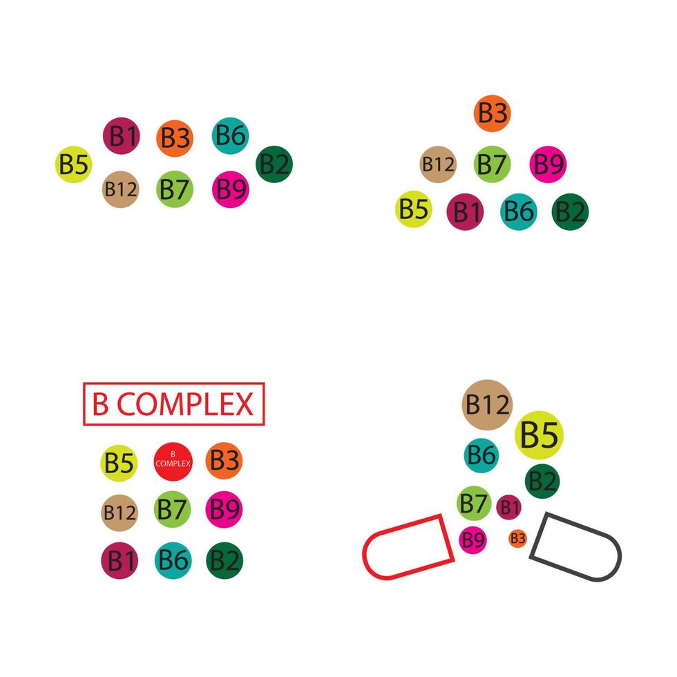 b complexe vector pictogram illustratie ontwerpsjabloon