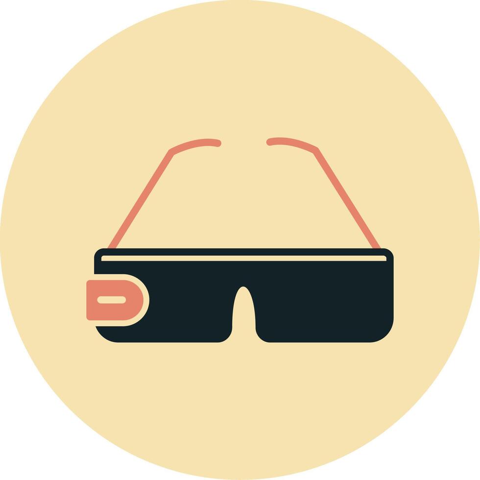 slim bril vector icoon