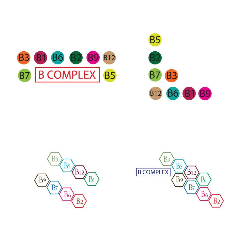 b complexe vector pictogram illustratie ontwerpsjabloon