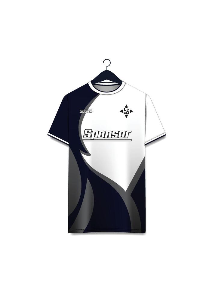 vector futuristische abstract achtergrond patroon voor sport Jersey ontwerp