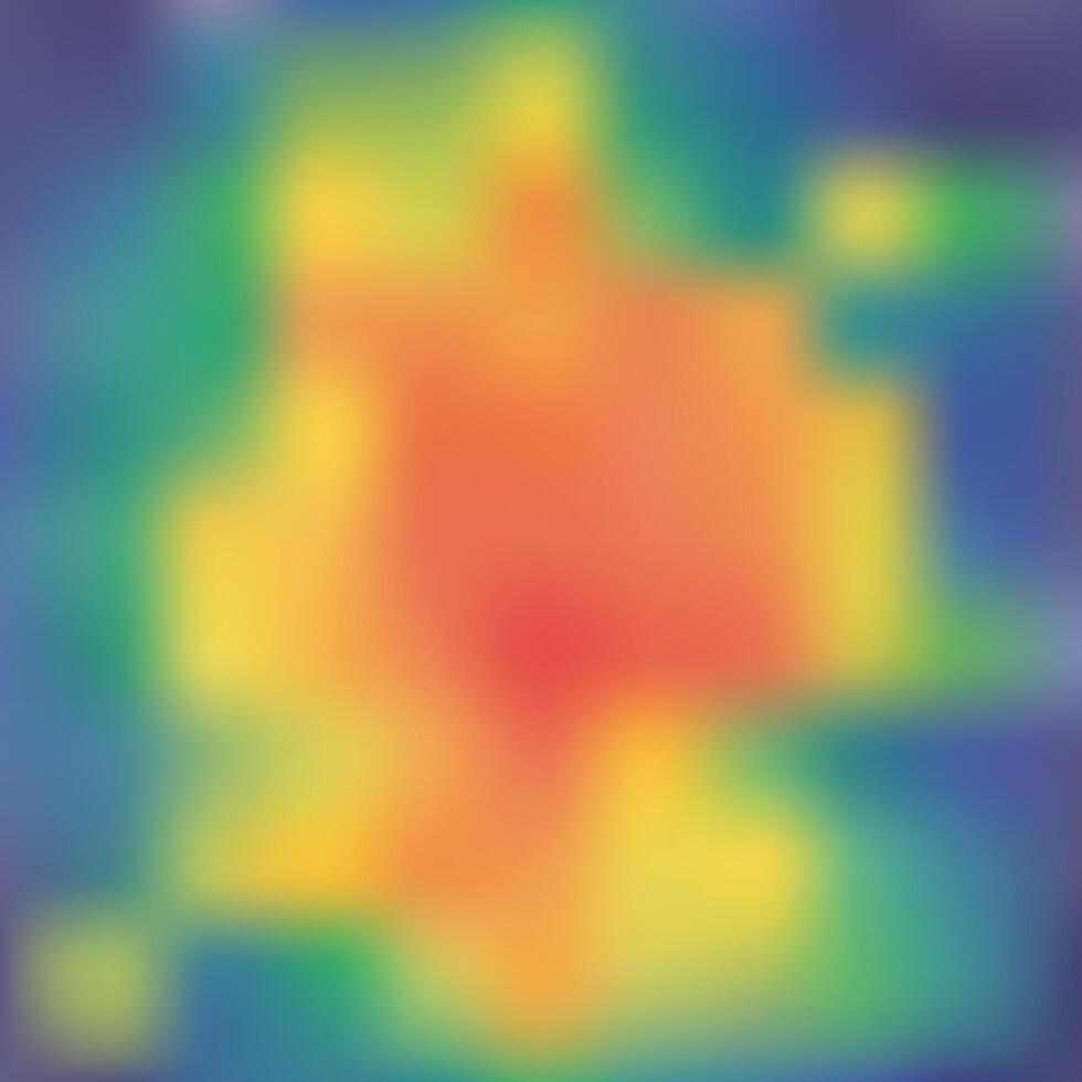 abstract infrarood thermografisch achtergrond. vector illustratie. warmte kaart