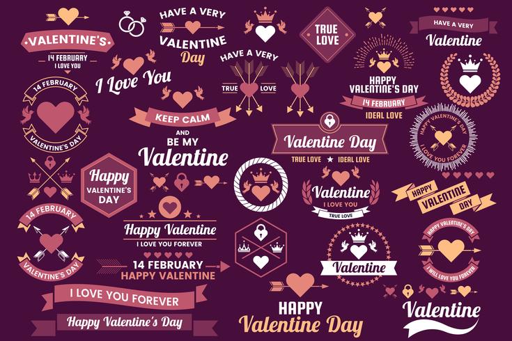 Valentine-sjabloonbanner Vectorachtergrond voor banner vector