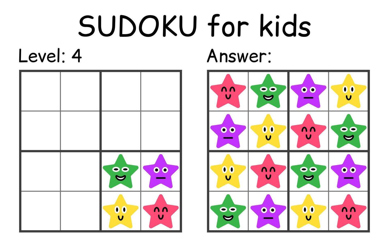 sudoku. kinderen en volwassen wiskundig mozaïek. kinderen spel. magie vierkant. logica puzzel spel. digitaal rebus vector