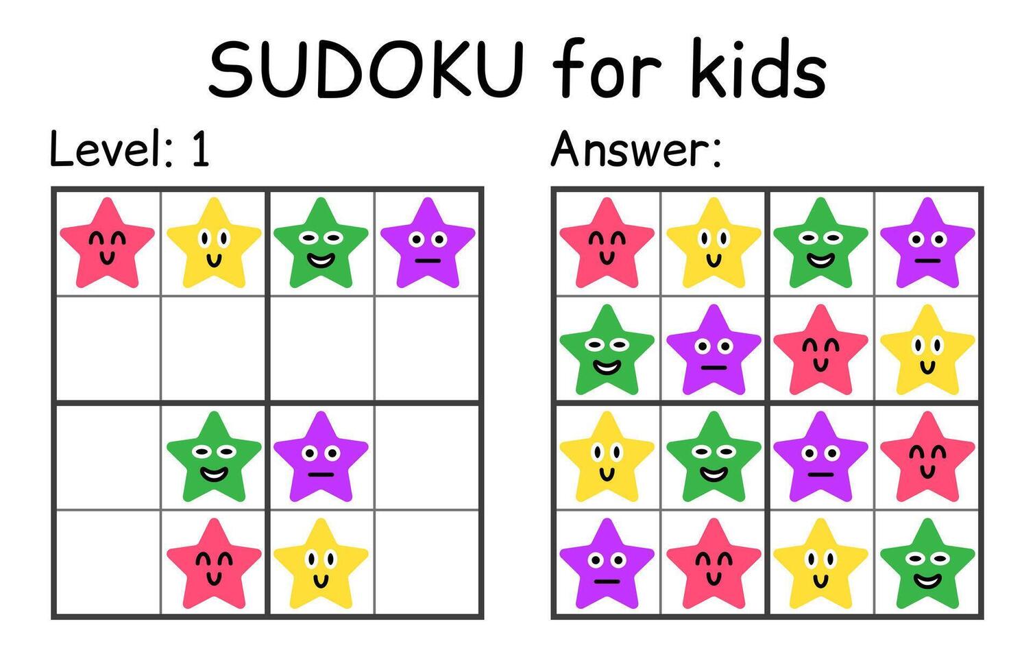 sudoku. kinderen en volwassen wiskundig mozaïek. kinderen spel. magie vierkant. logica puzzel spel. digitaal rebus vector